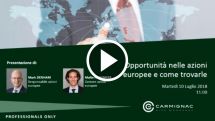 Opportunità nelle azioni europee e come trovarle